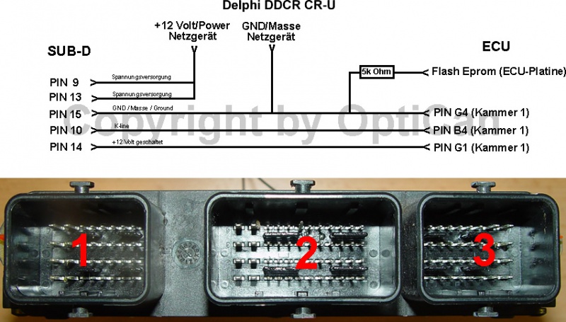 Delphi DDCR CR-U (Hyundai) pinout diagram 4